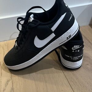 Supreme x Comme des Garçons SHIRT x Nike Air Force 1 Low 'Black'